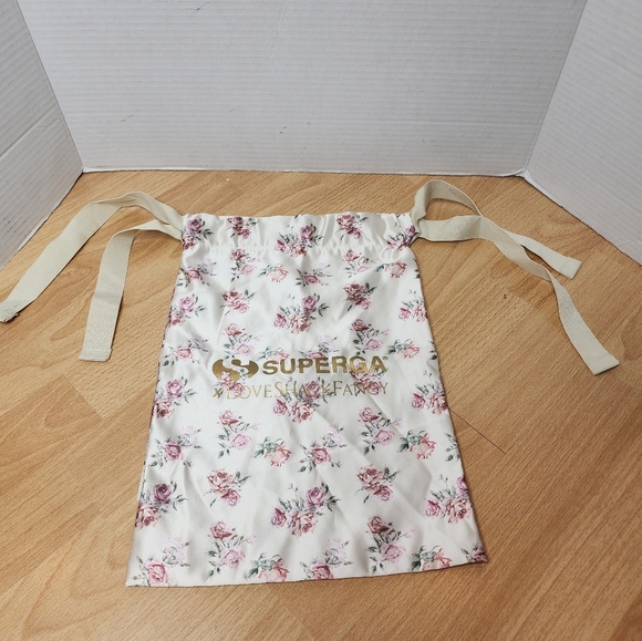 Loveshackfancy × Superga Satin Floral Pouch Bag - Picture 1 of 11